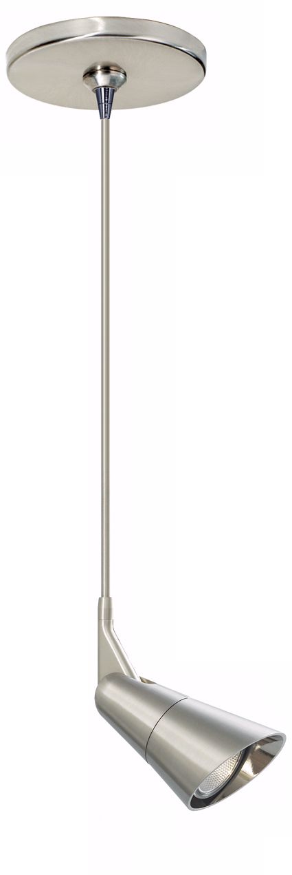 Scania Metal 12" Satin Nickel Tech Lighting Mini Pendant