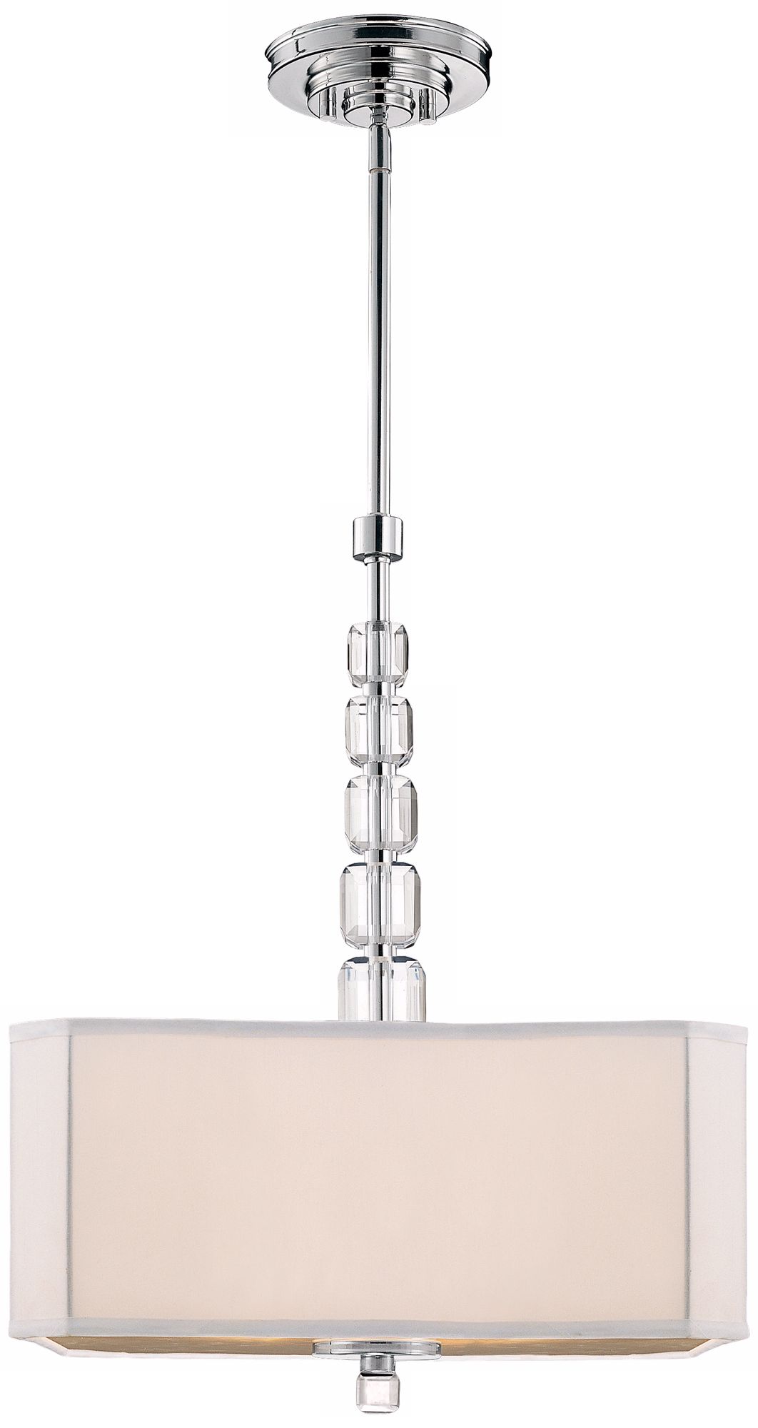 Savoy House Kirra Polished Nickel 19" Wide Chandelier