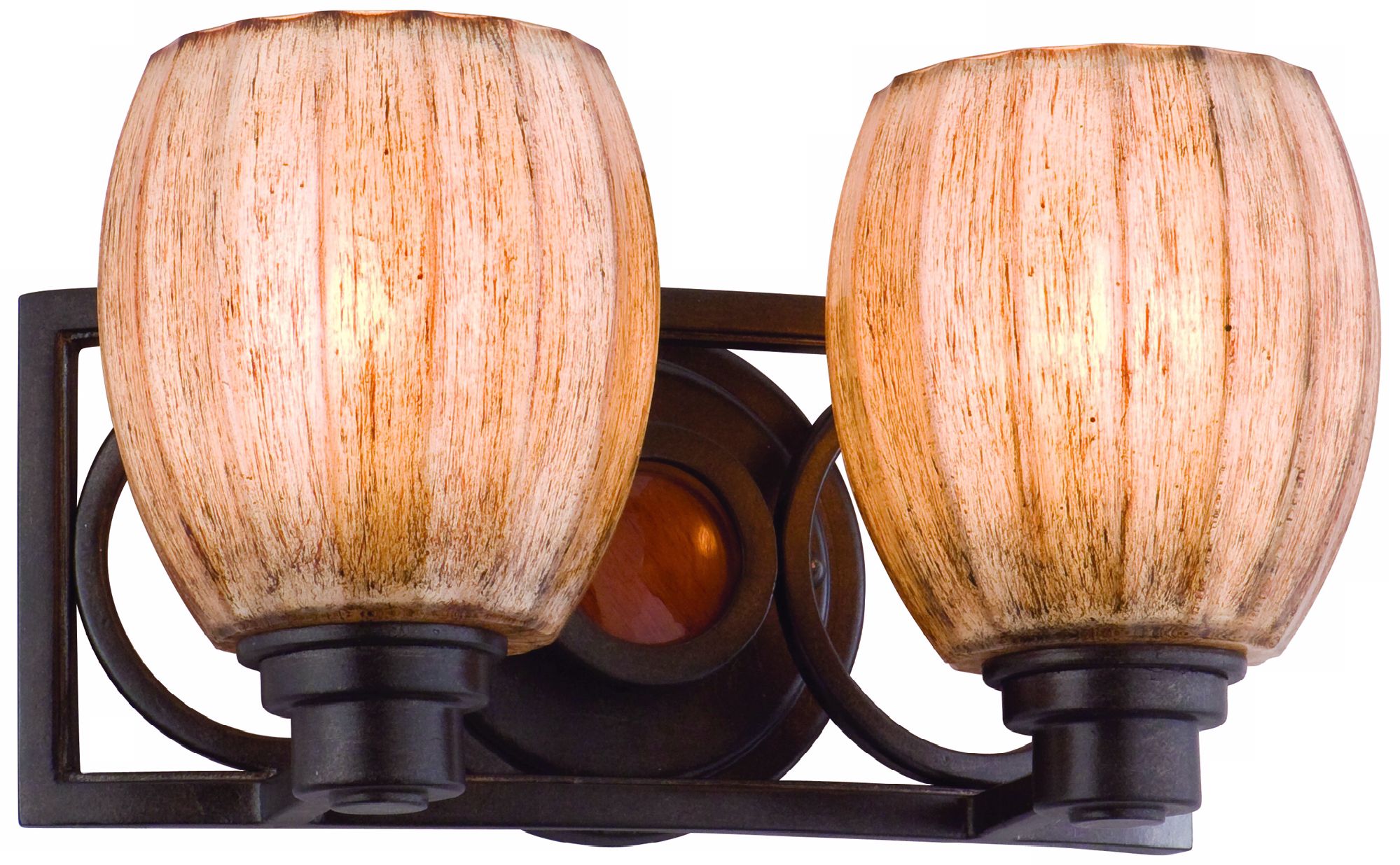Soleil Collection Sunrise Amber 11 1/2" Wide Wall Sconce