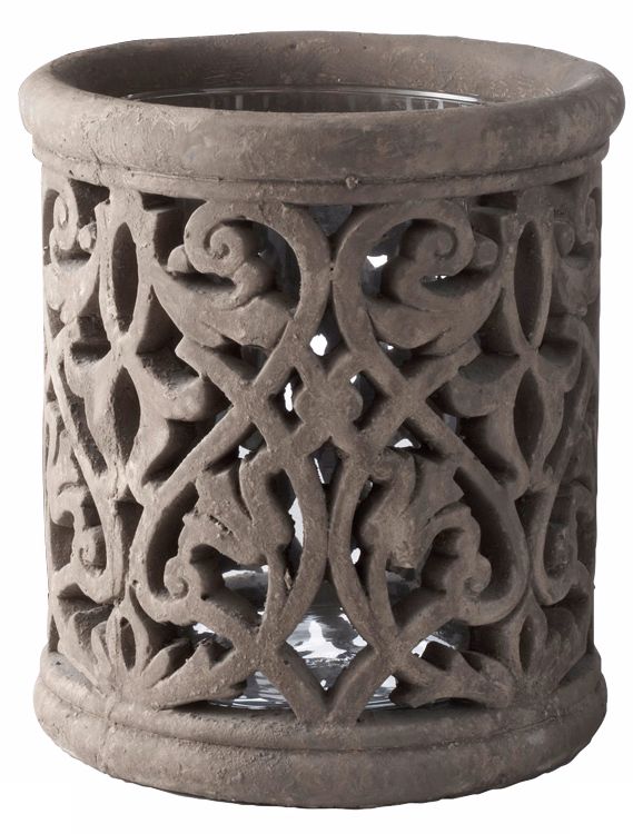 Florid Large Cement Lantern