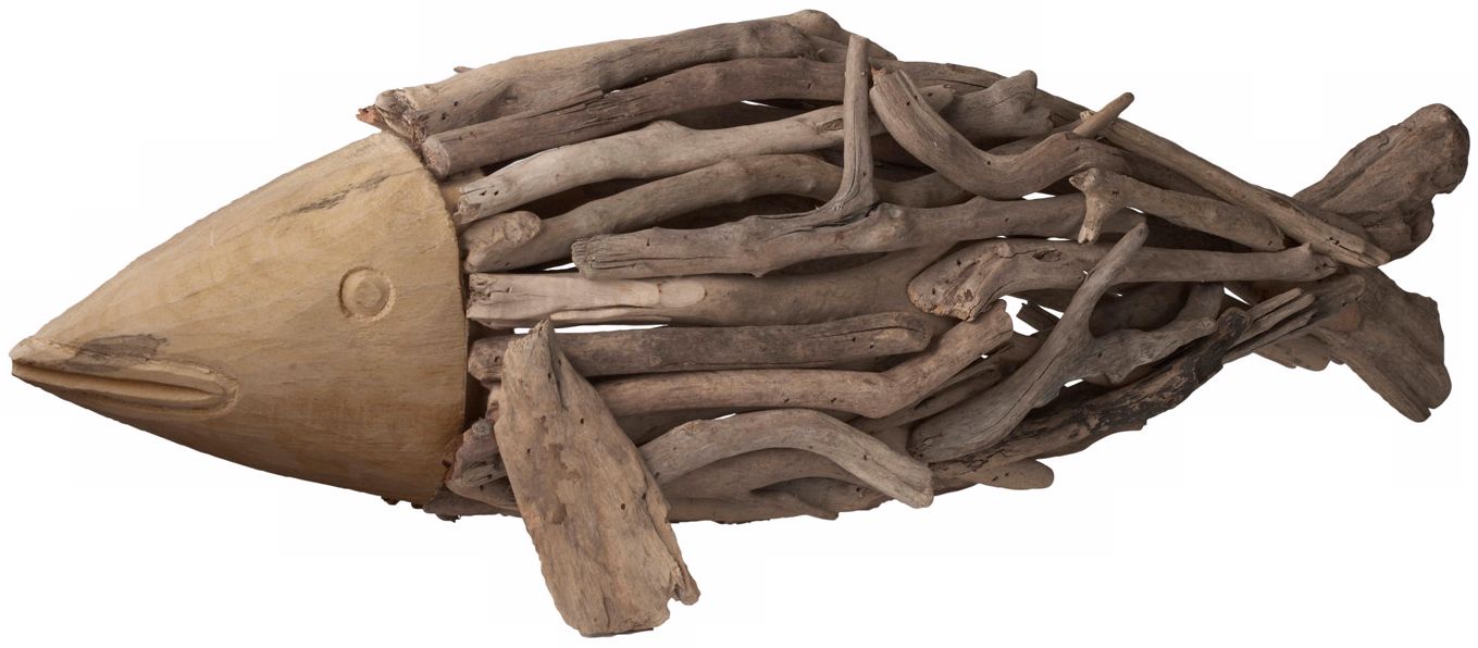 Natural Driftwood Fish
