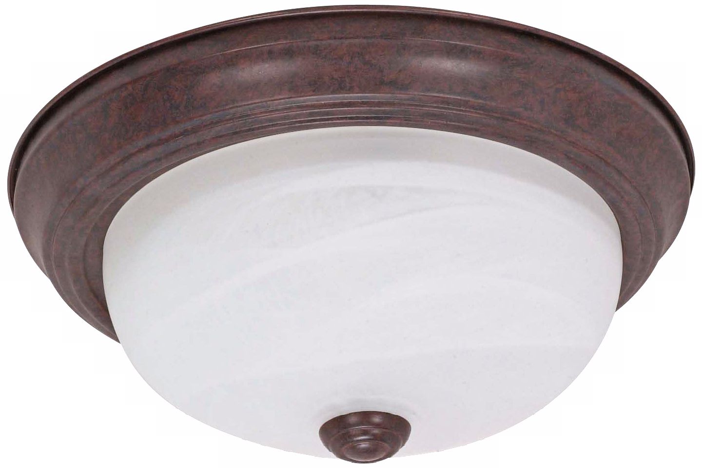 Alabaster Glass Old Bronze ENERGY STAR 11 1/2" Ceiling Light