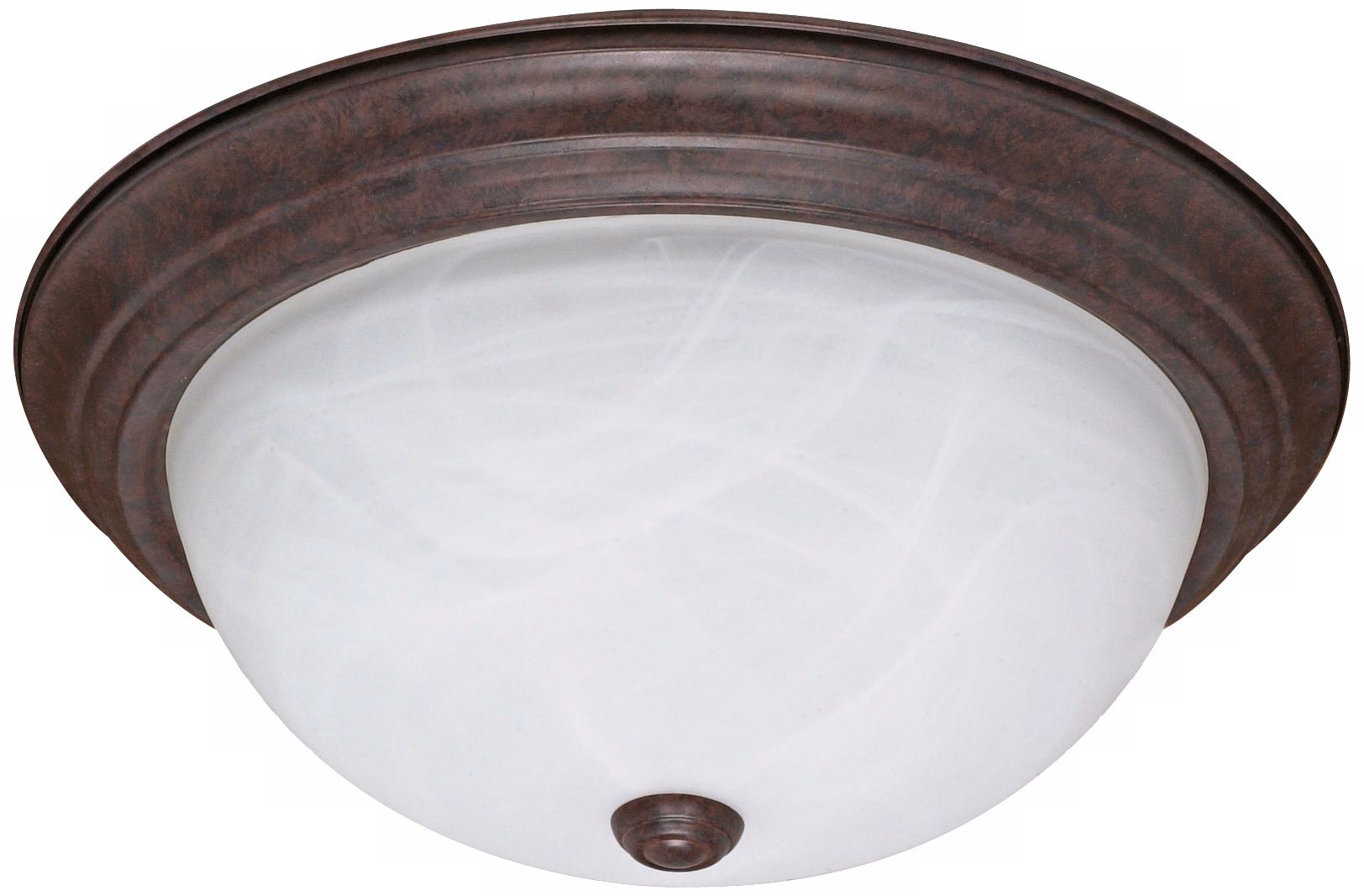 Alabaster Glass Old Bronze ENERGY STAR 13 1/4" Ceiling Light