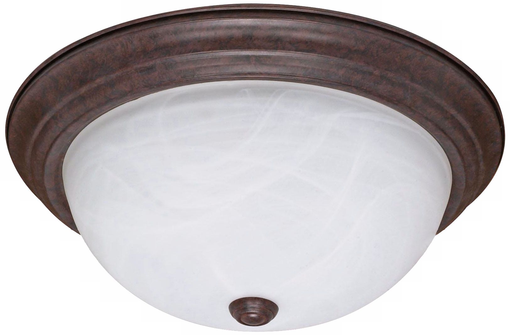 Alabaster Glass Old Bronze ENERGY STAR 15 1/4" Ceiling Light