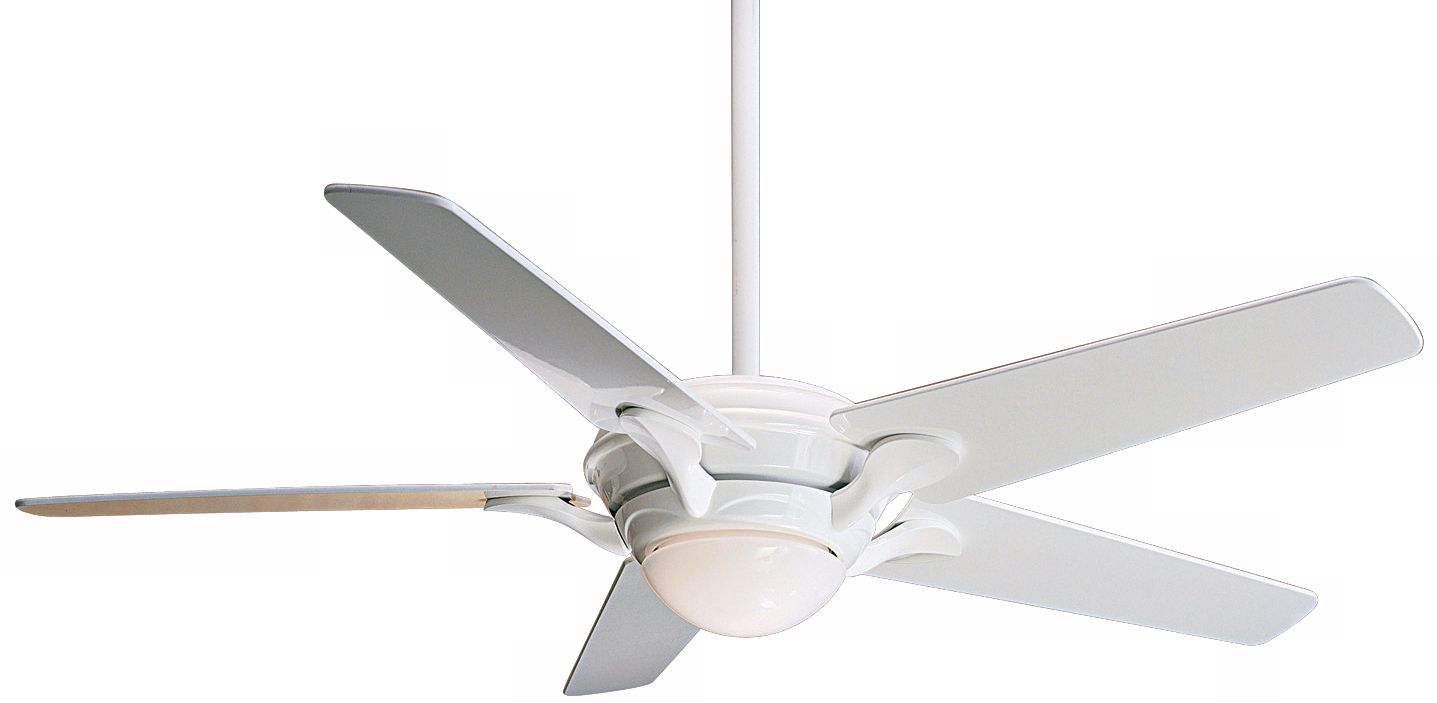 55" Casablanca Bel Air Snow White Ceiling Fan