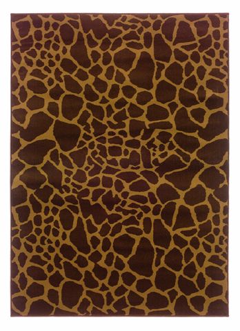 Riverwoods Collection Giraffe Area Rug