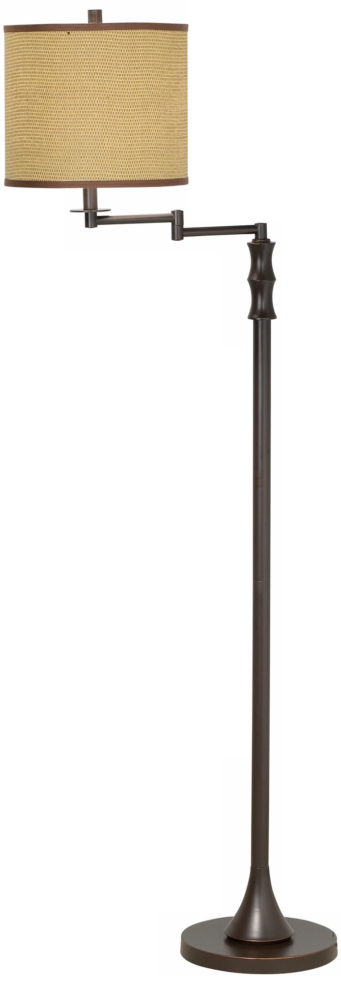 Keetin Royale Bronze Swing Arm Floor Lamp