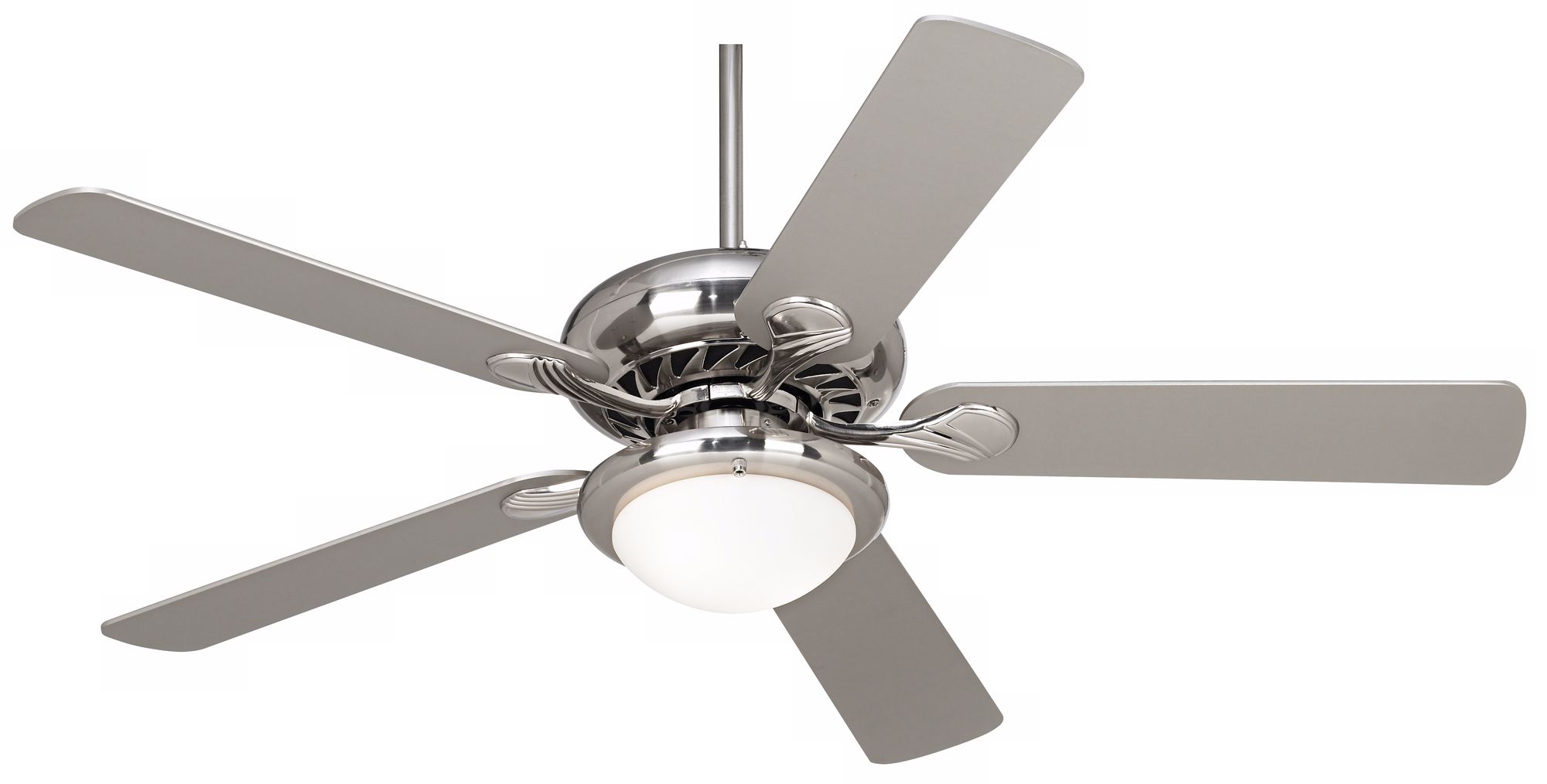 52" Casa Vieja Tempra Brushed Nickel Ceiling Fan