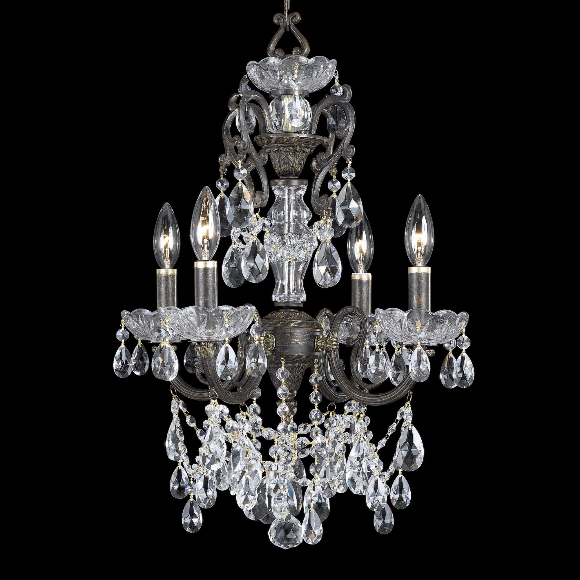 Crystorama Legacy Collection 17" Wide Mini Chandelier
