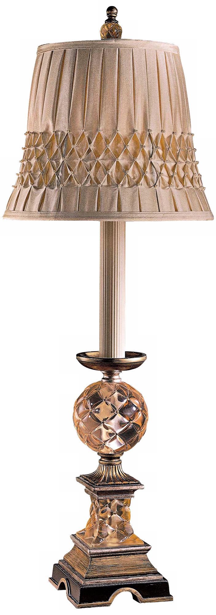 Jessica McClintock Romance Gold Patina Buffet Table Lamp