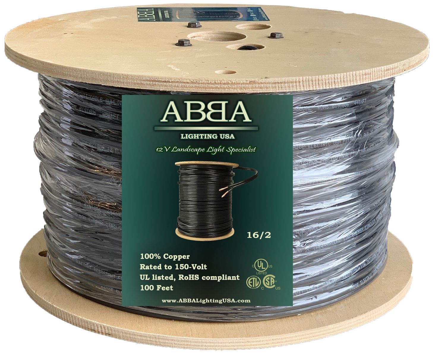 16 Gauge 100 Feet Outdoor Landscape Wire