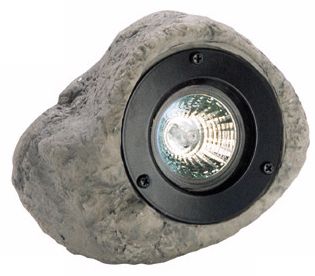Rock Grey Finish Outdoor Spotlight