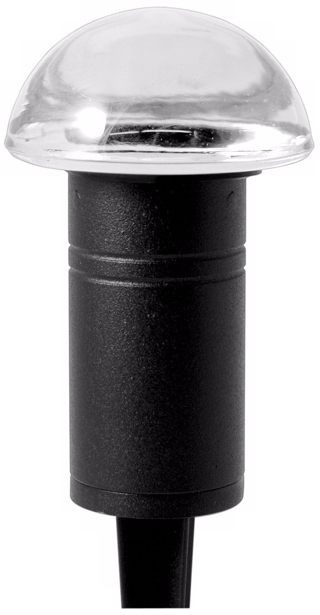 Mushroom Head 5" High Bollard Landscape Light