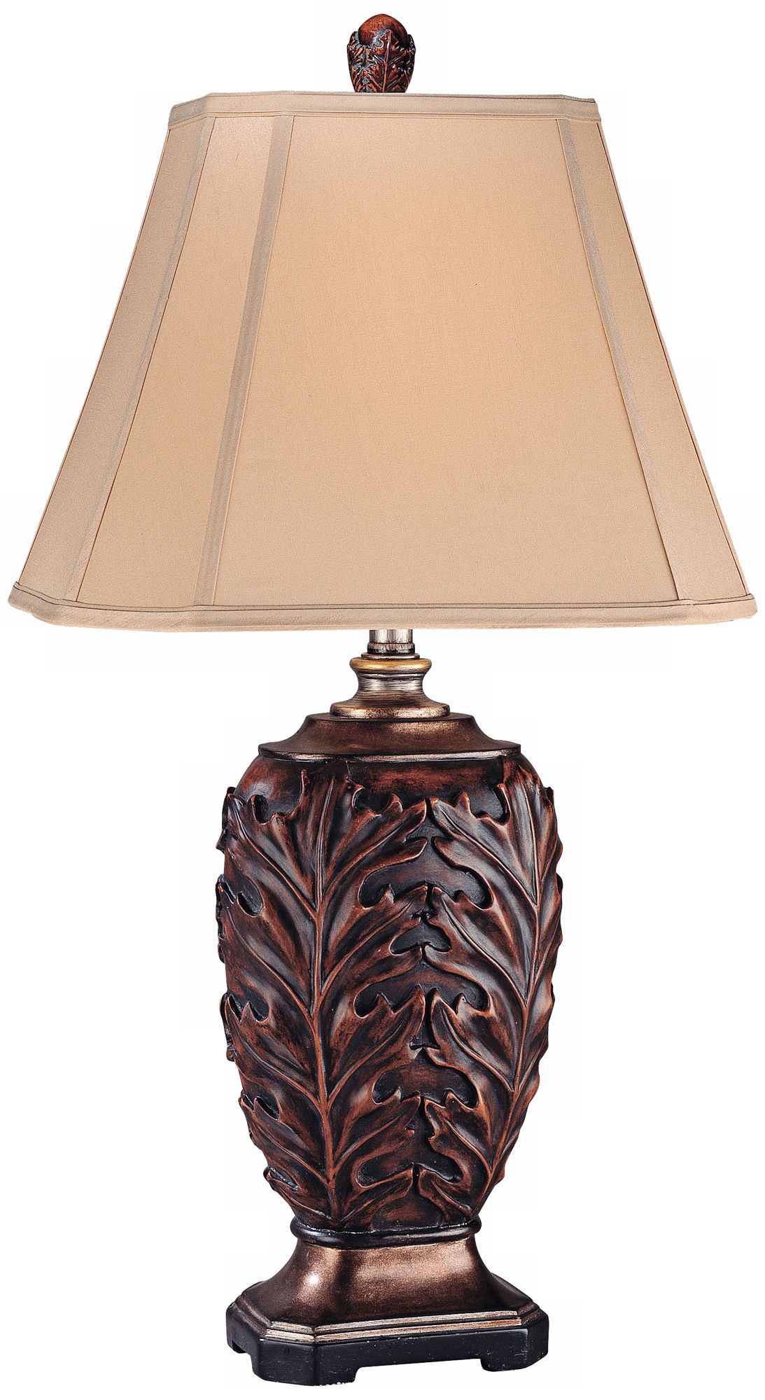 Ambience Cherry Acanthus Leaves Table Lamp