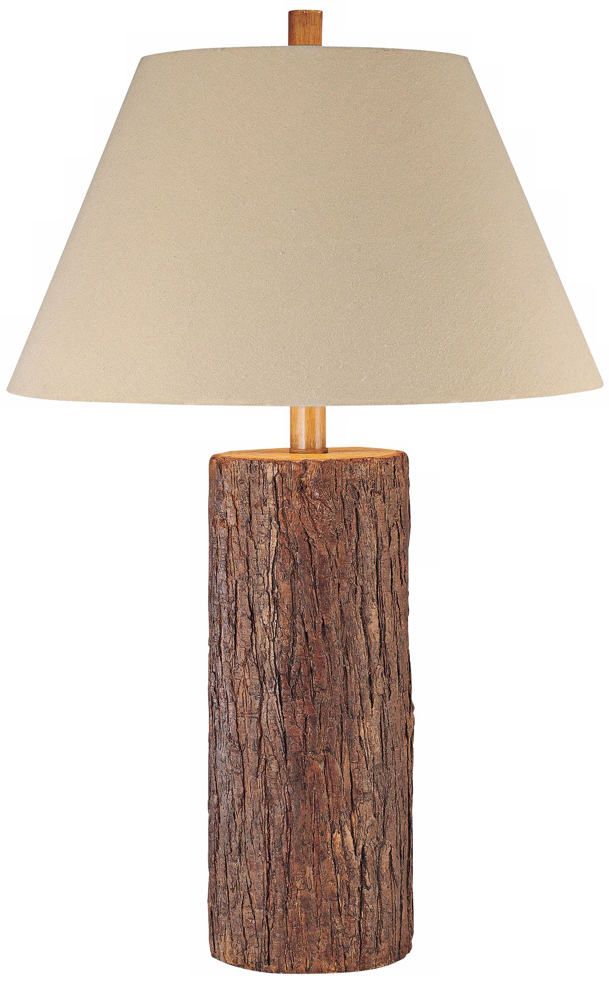 Ambience Natural Finish Cypress Log Table Lamp