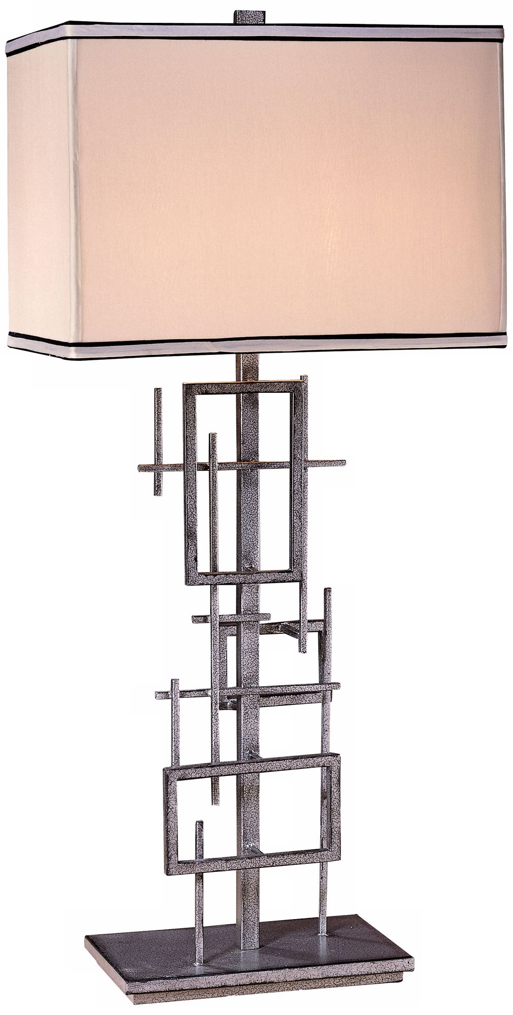Ambience Collection Silver SquareTable Lamp