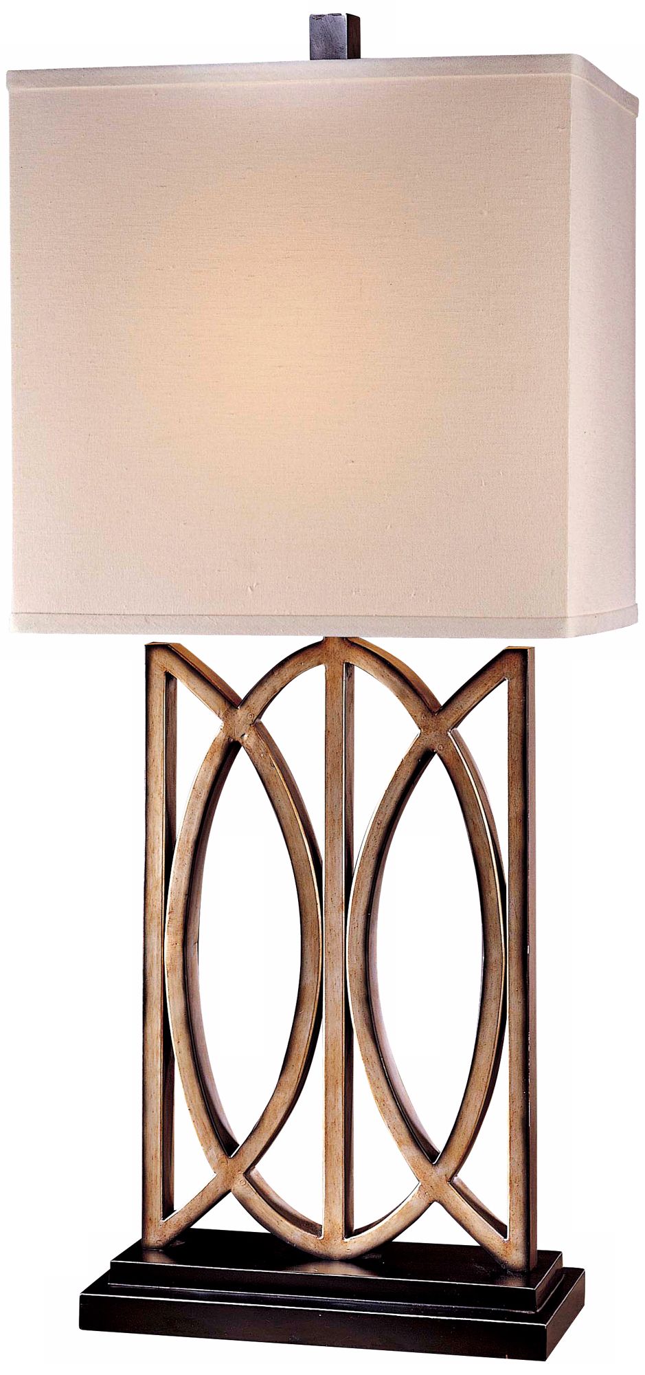 Ambience Collection Weathered Lineage Metal Base Table Lamp