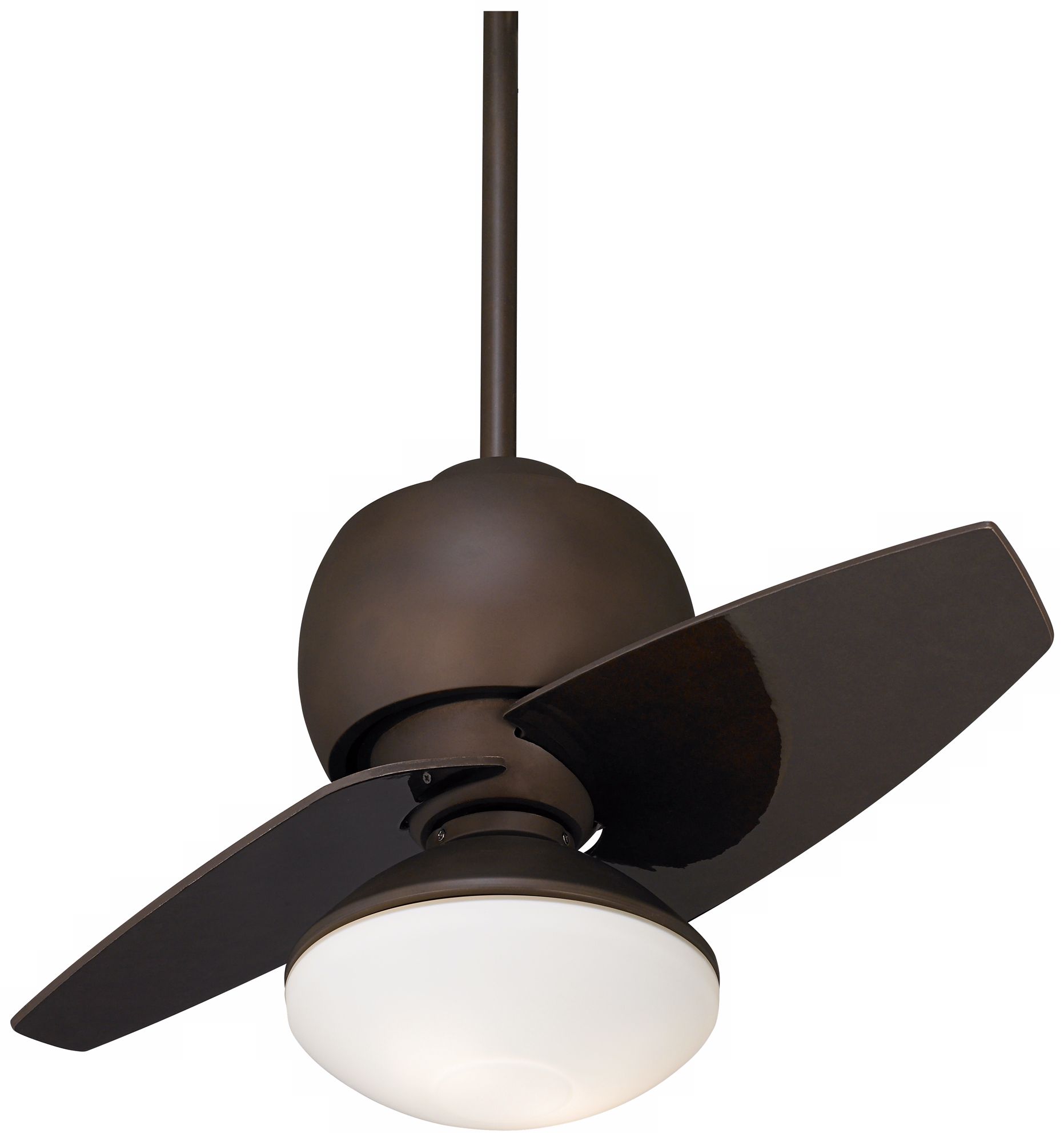 30" Entity ORB Damp Location Ceiling Fan with Light Kit