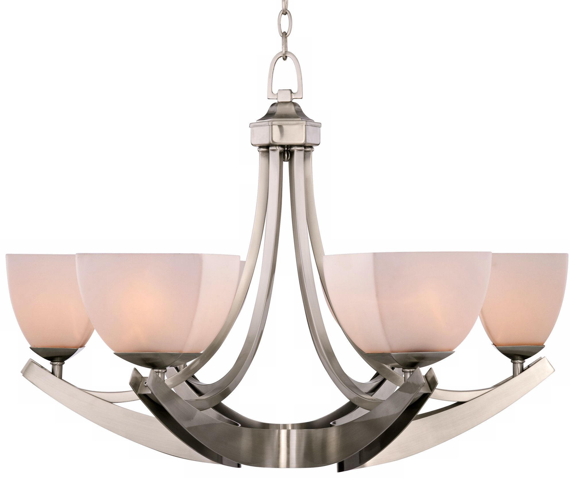 Talavera Brushed Steel 32" Wide Chandelier