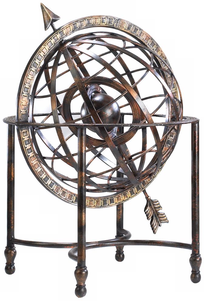 Iron Arrow Decorative Steampunk Globe