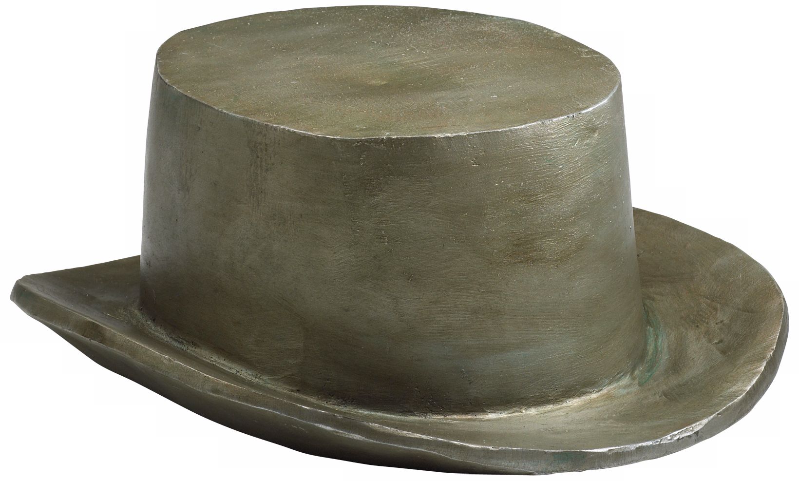 Pewter Finish Collectible Large Hat Token
