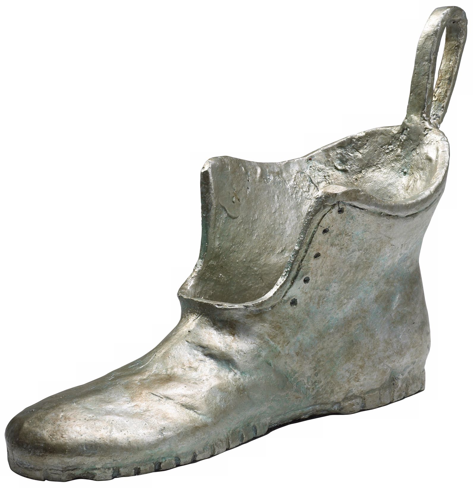 Pewter Finish Collectible Large Old ShoeToken