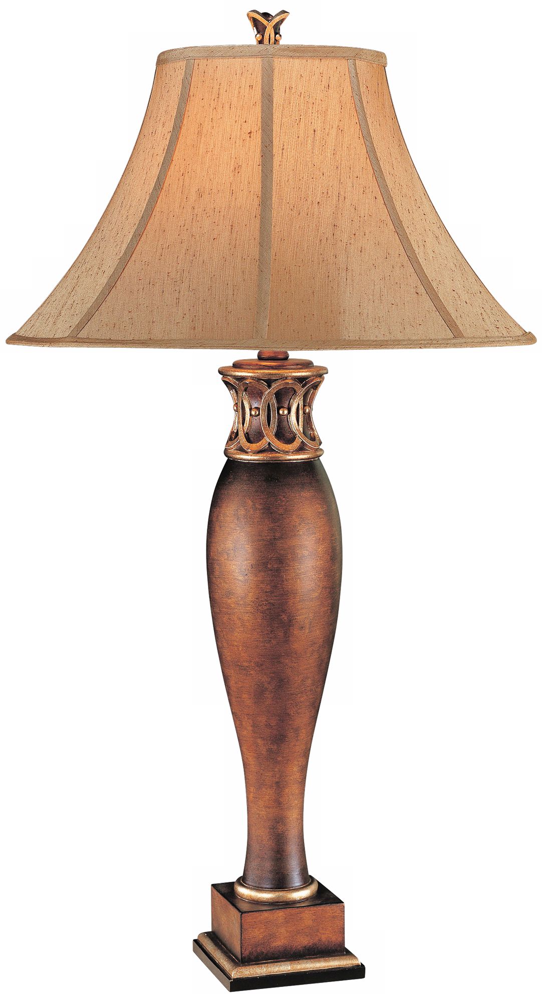 Ambience Collection Bronze Gold Tall Vase Table Lamp