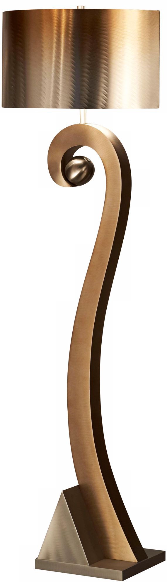 Nova Swooshball Contemporary Floor Lamp