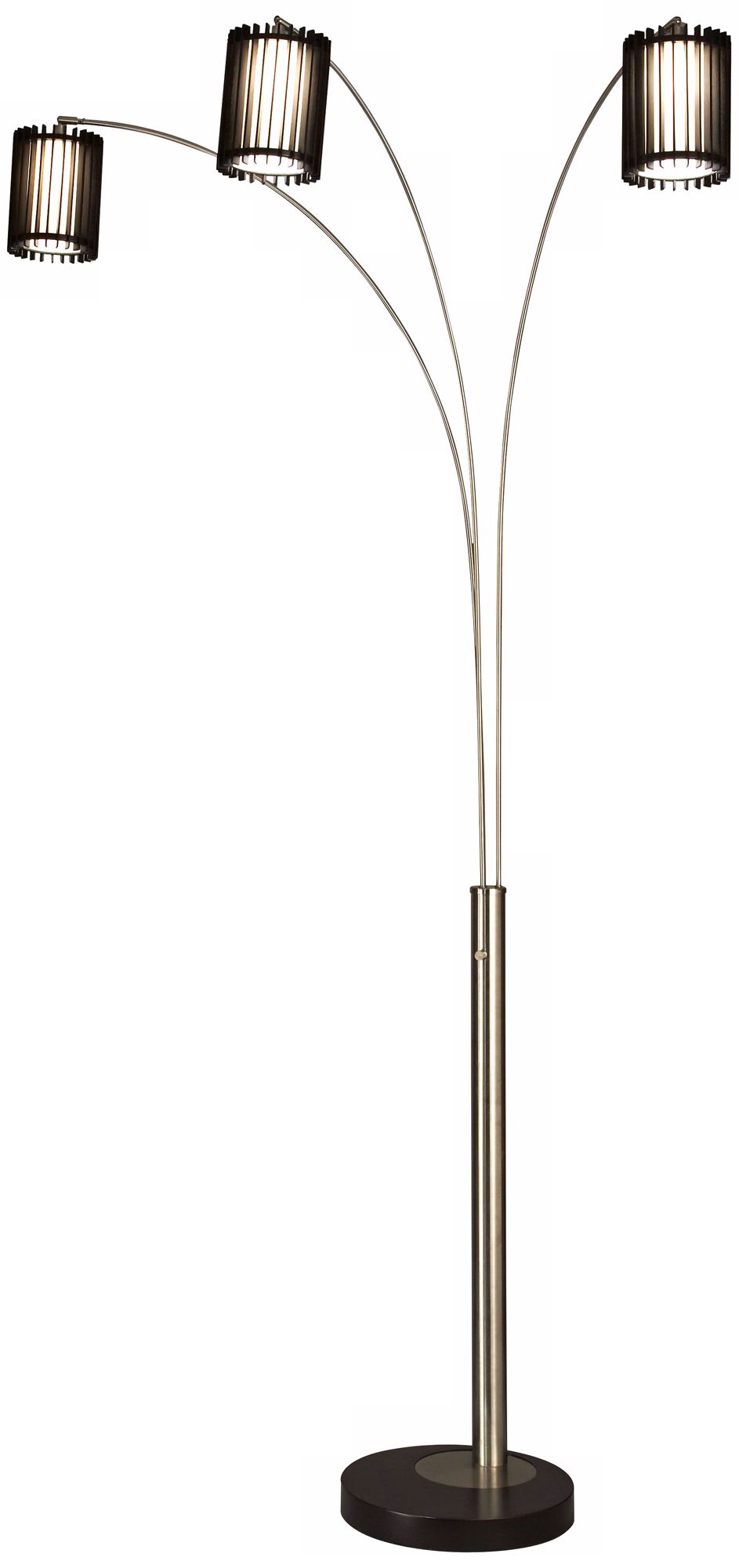 Nova Steccia 3-Light Arc Floor Lamp