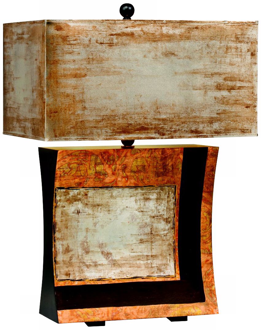 Kichler Vivido Curve Table Lamp With Rectangular Shade