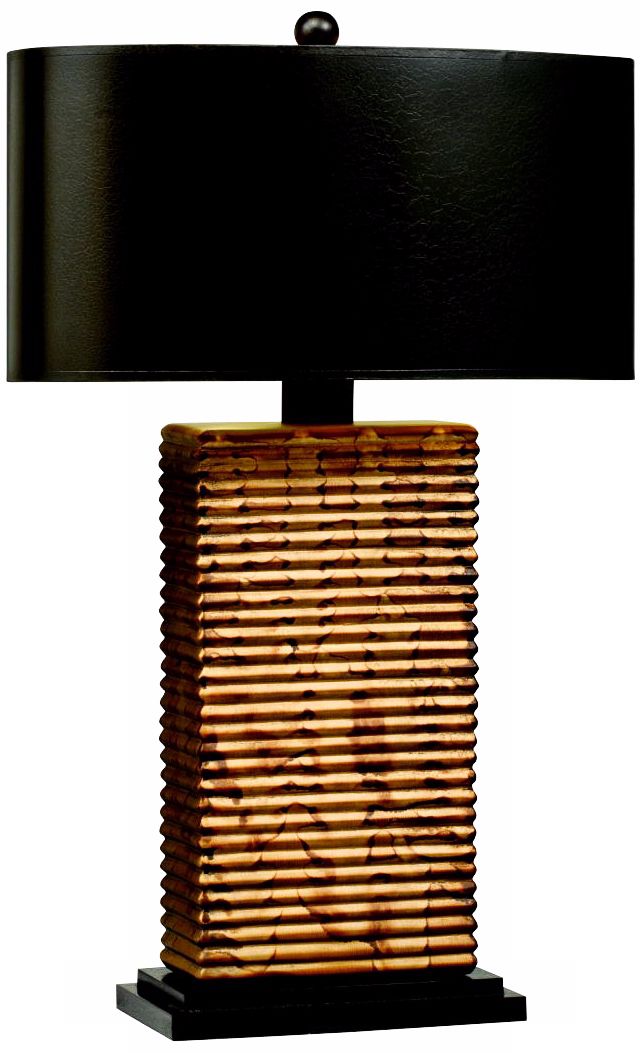 Kichler Vivido Pleat Table Lamp With Oval Shade