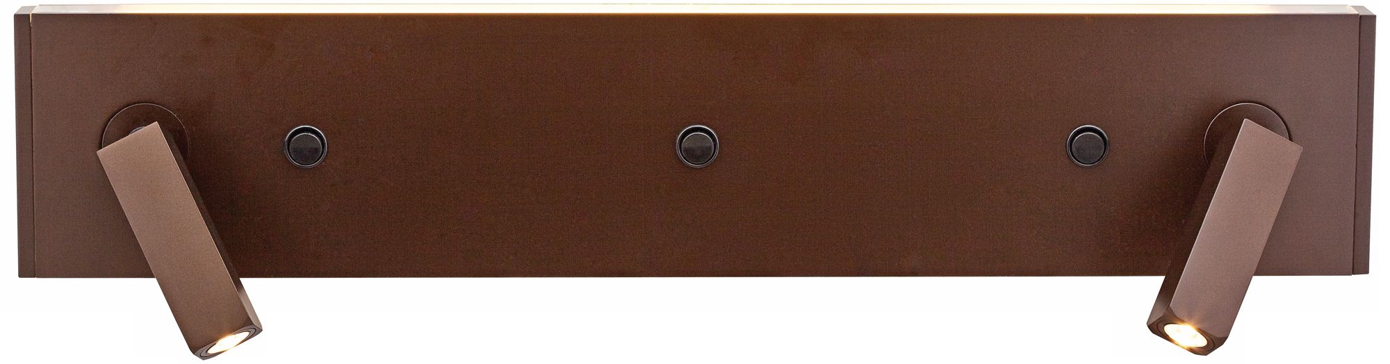 Epiphanie Bronze 3-Light LED Headboard Wall Sconce
