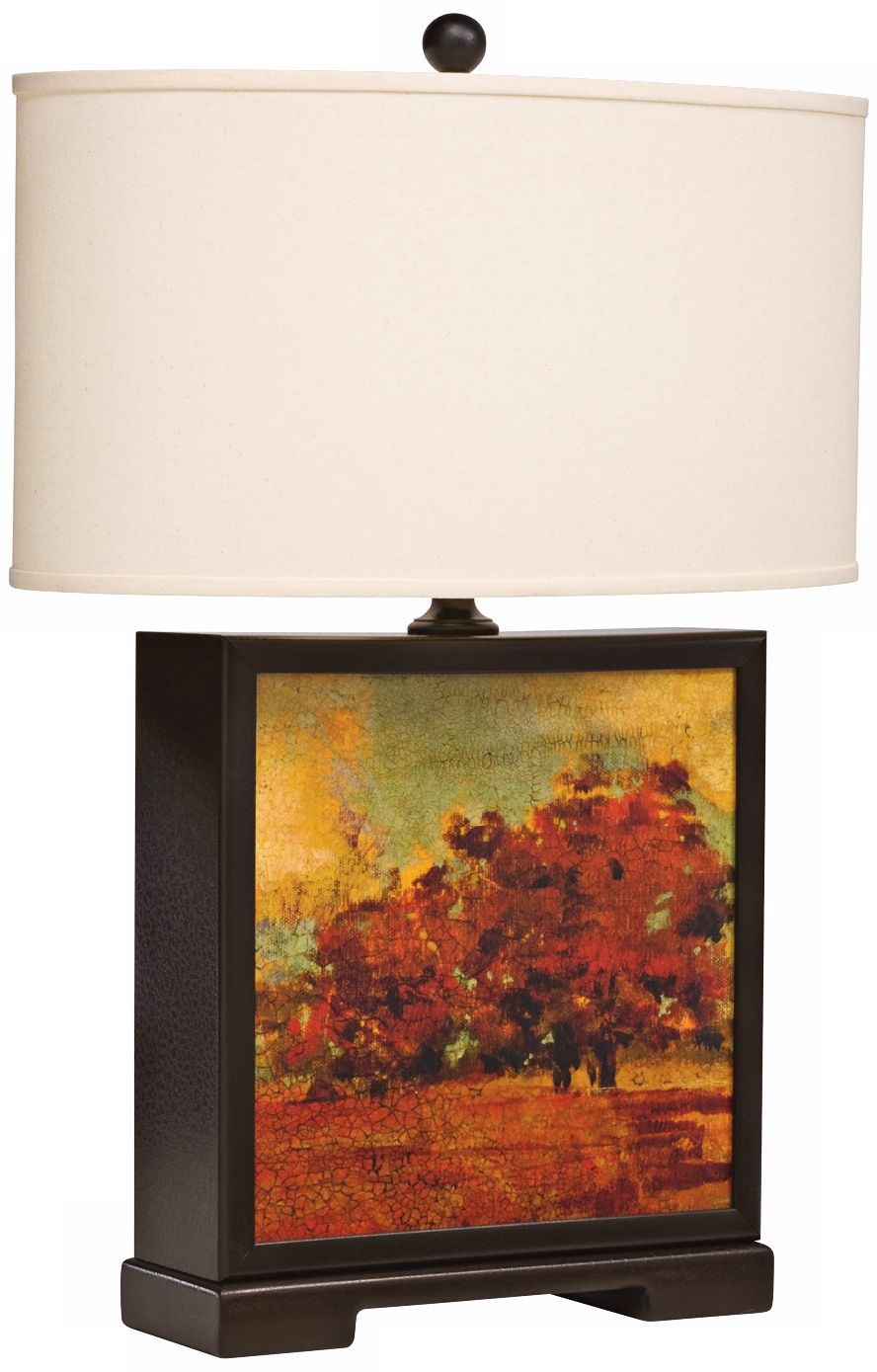 Kichler Vivido Autumn Table Lamp With Linen Shade