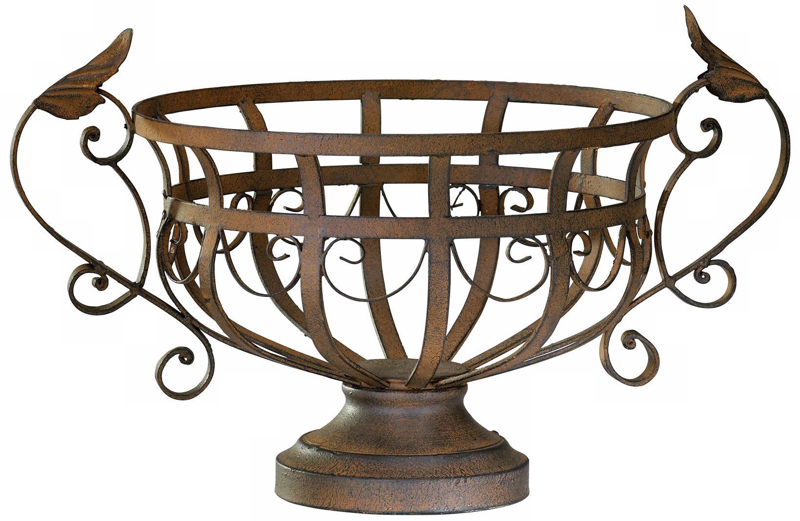 Aged Rust Iron Fruit Basket