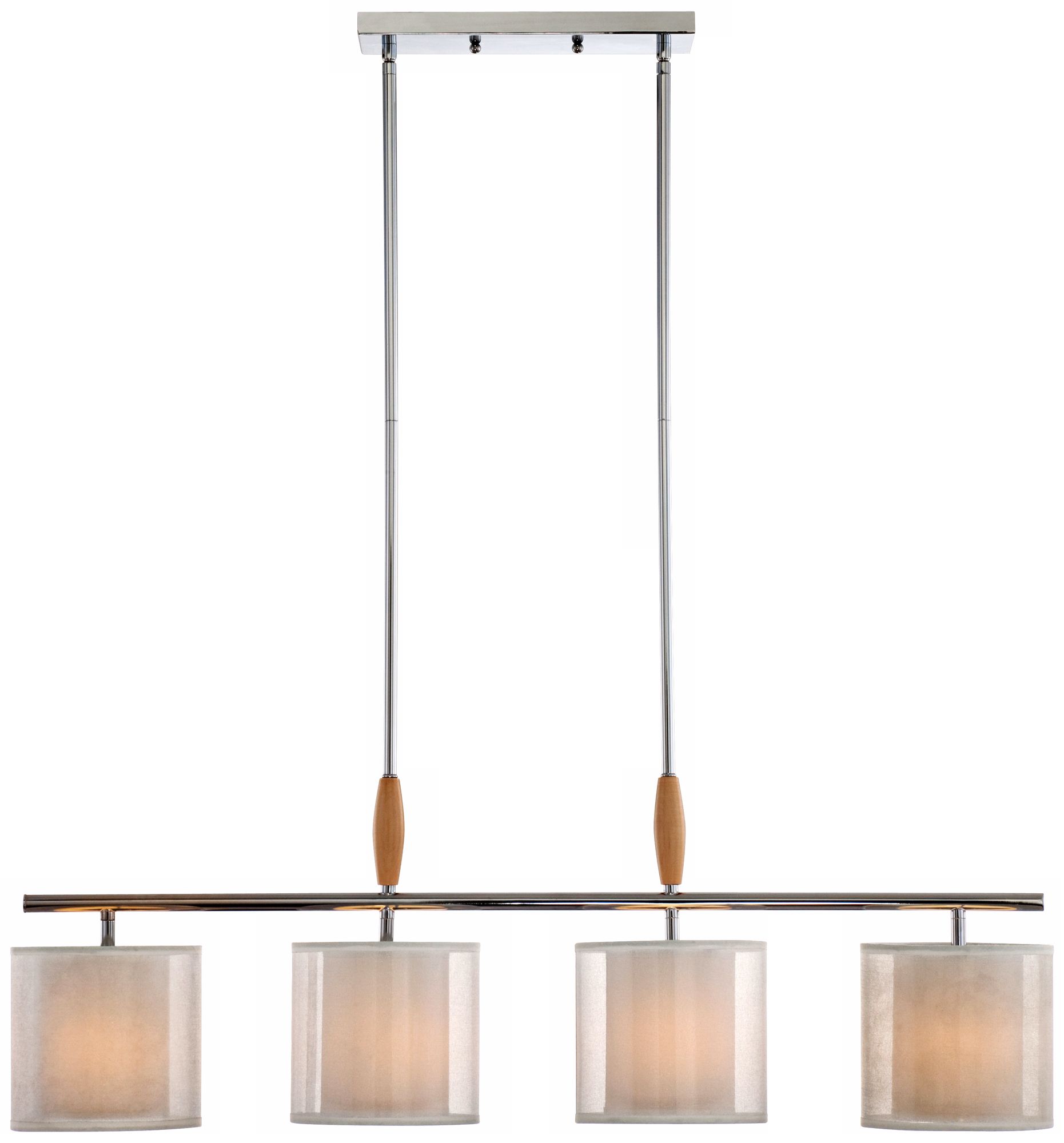 Bank Street 35 1/2" Wide Island Pendant Chandelier