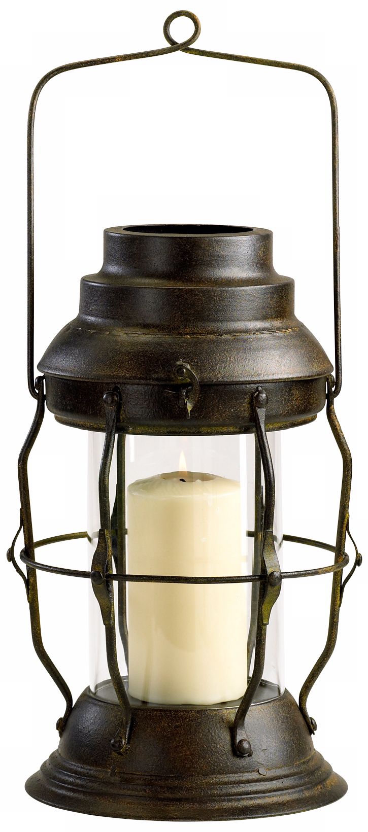 Rustic Iron Willow Lantern Candle Holder