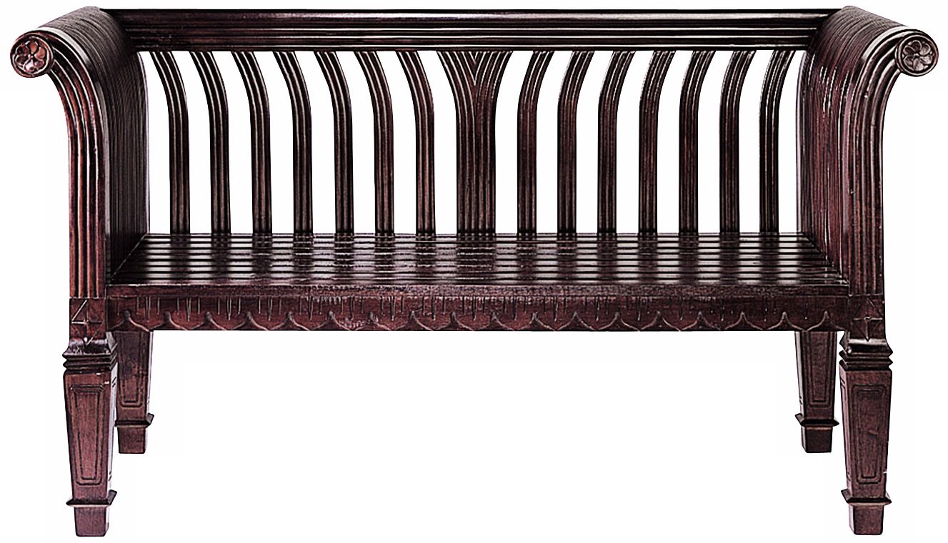 Plantation Basswood Bench