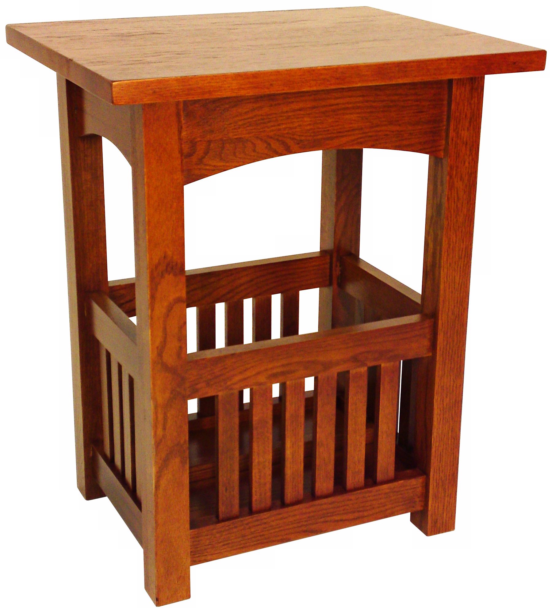 Mission Style Oak Finish End Table