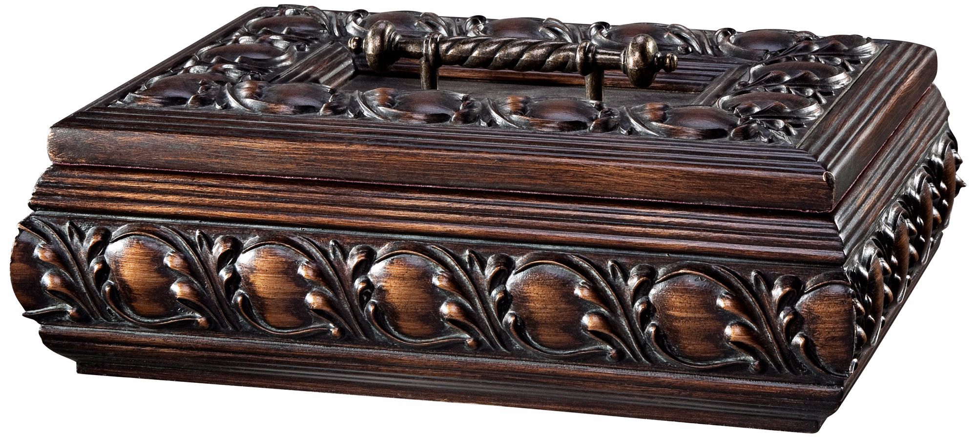 Gold Dust Finished Rectangular Decorative Box