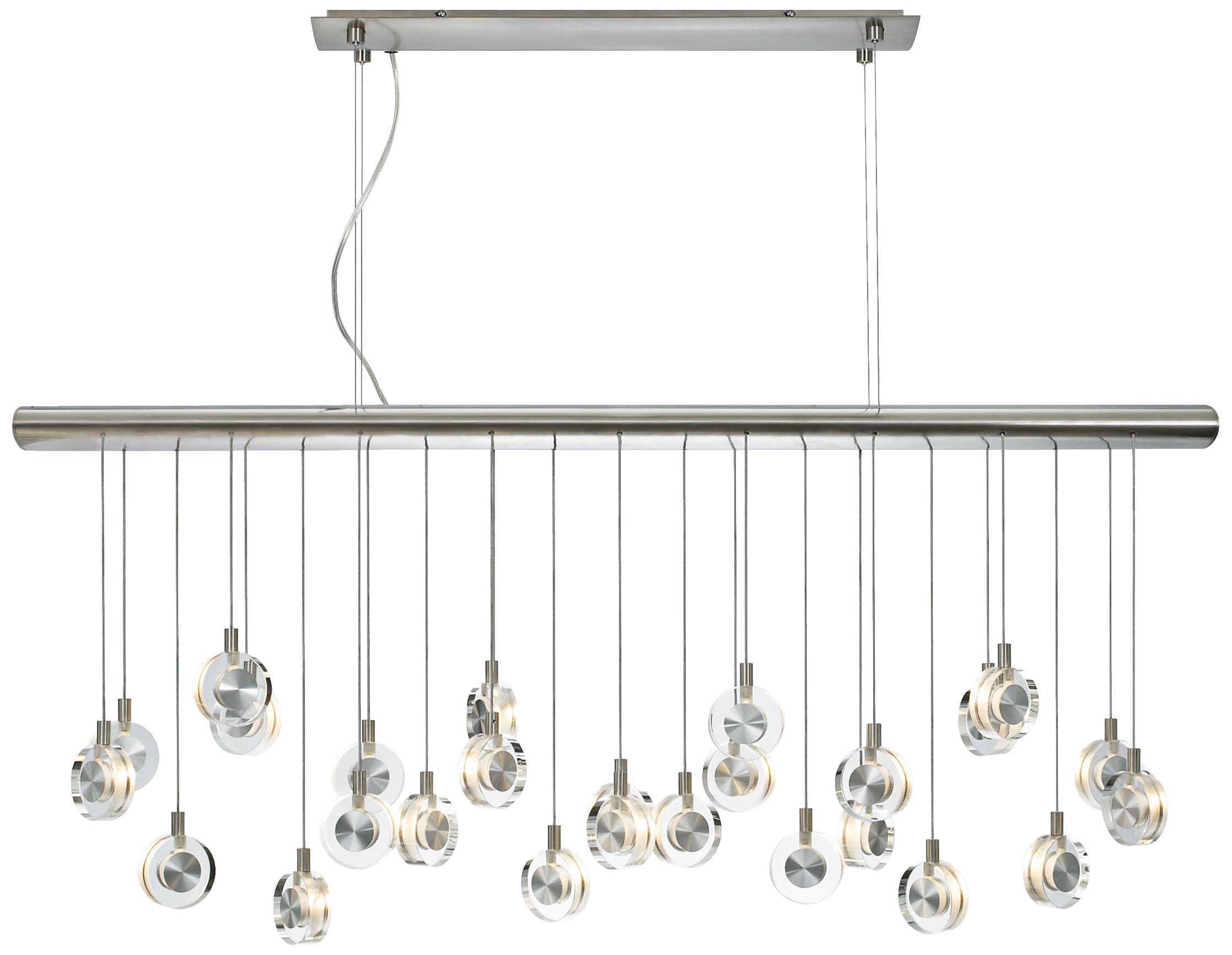 LBL Bling Crystal Discs 41 1/4" Wide Chandelier