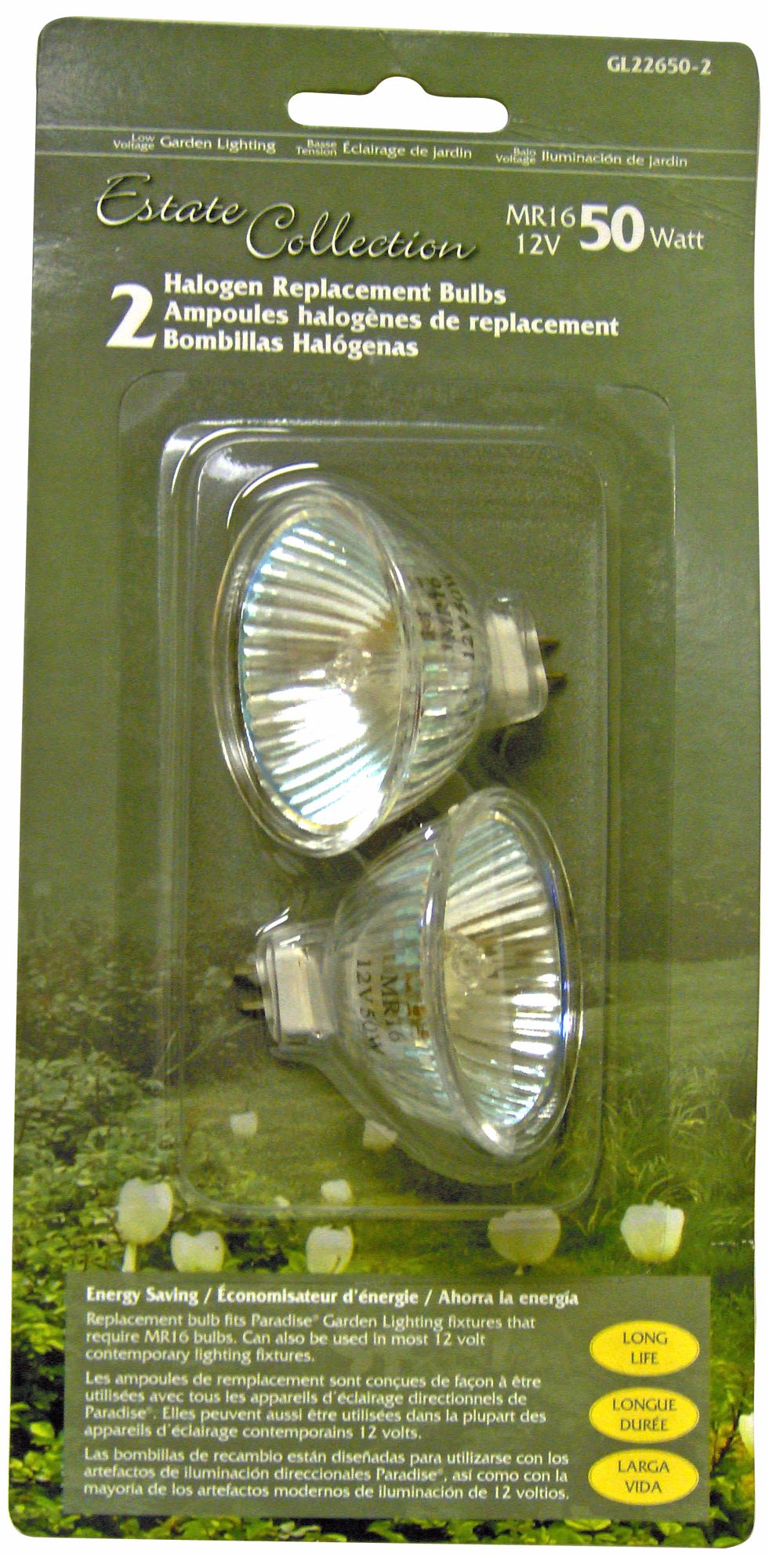 Halogen MR16 12-Volt 50 Watt 2-Pack Light Bulbs