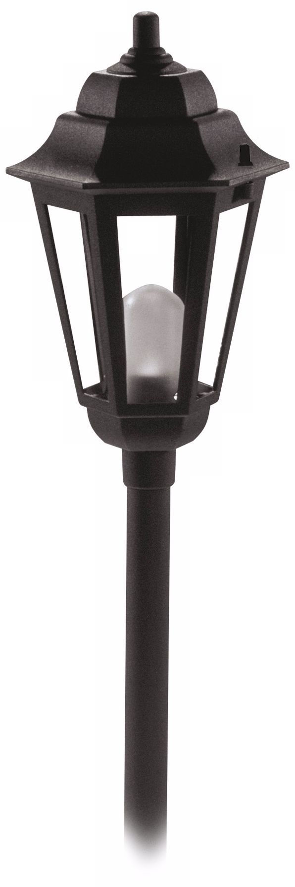 Savannah Black Finish Outdoor Landscape Post Light
