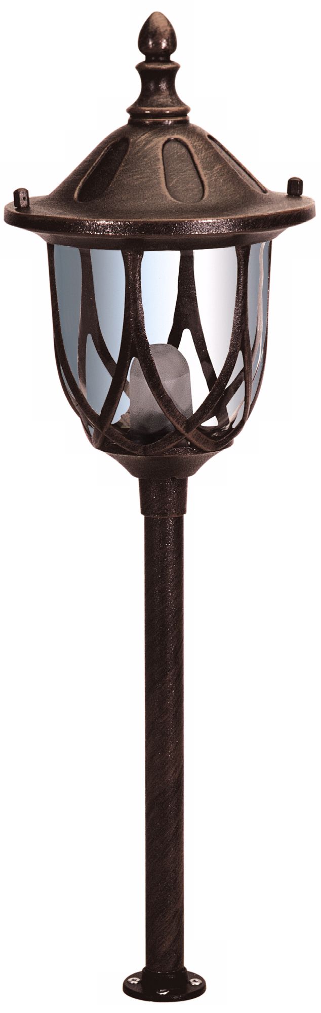 Stanford Rust Finish Outdoor Landscape Post Light