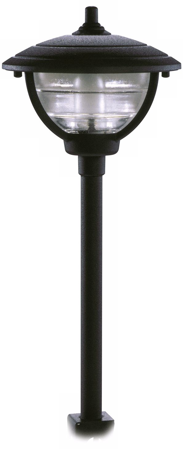 Palm Island Black Finish Post Mount Landscape Light