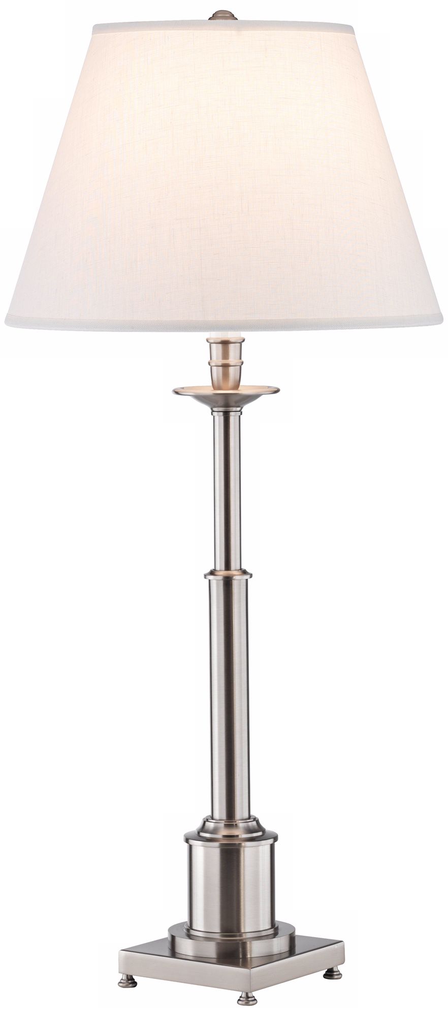 Robert Abbey Kinetic Chrome Square Base Table Lamp