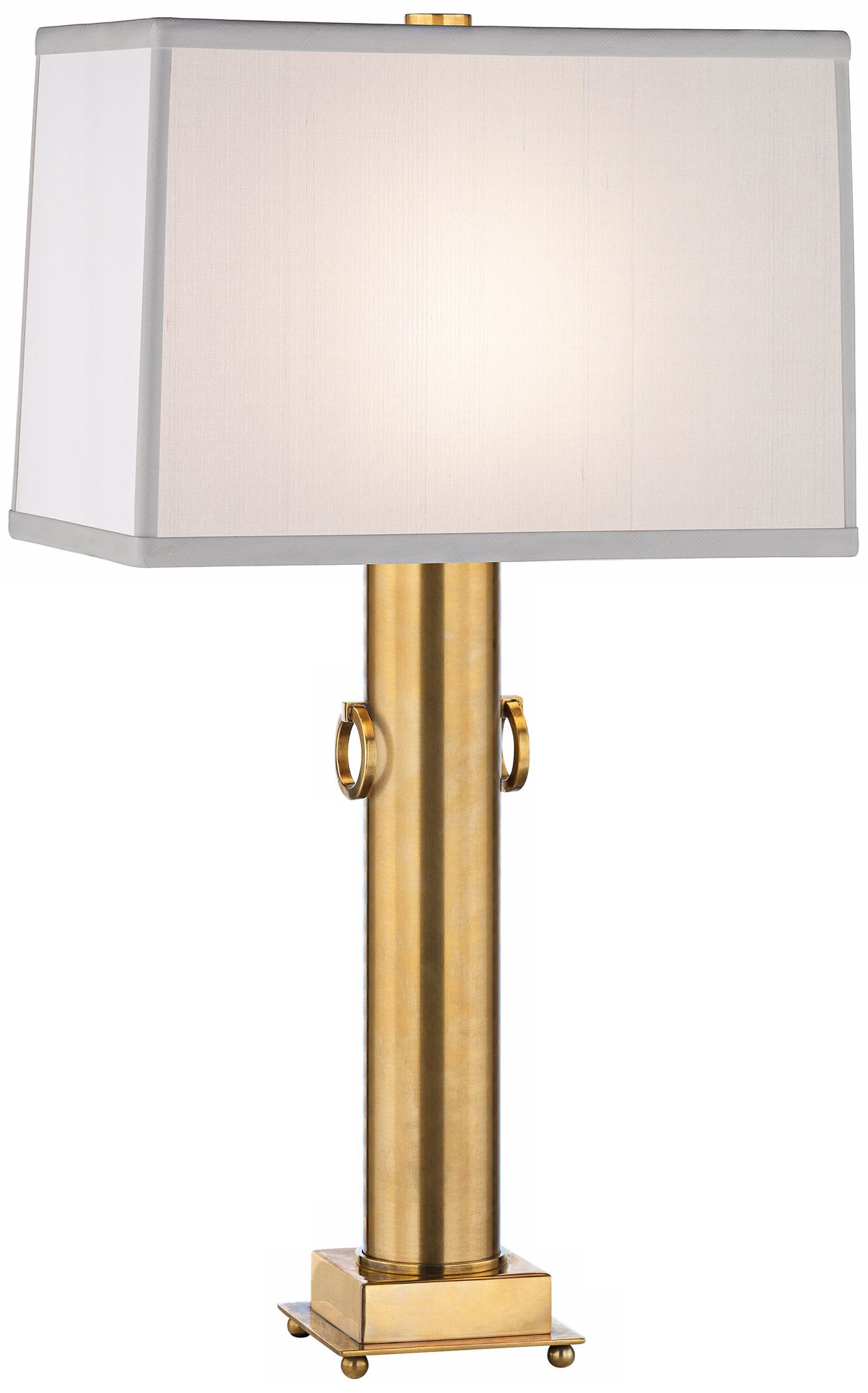 Mary McDonald Ondine Brass Off-White Shade Accent Lamp