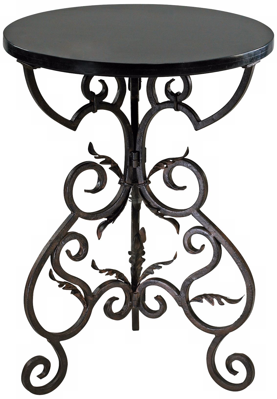 Black and Gold Finish 27 1/4" High Briony Side Table