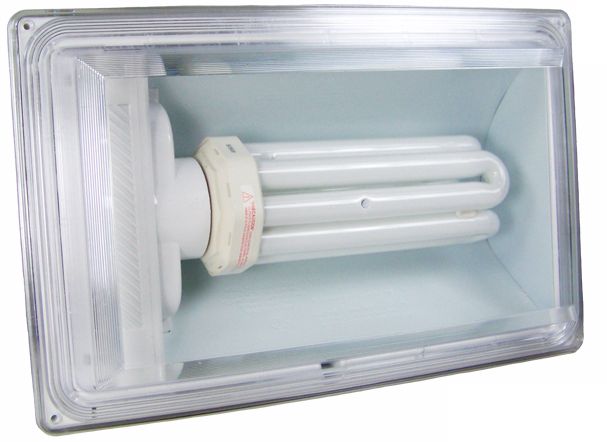 White Dusk to Dawn 12 Wide Outdoor Wall Light R1432