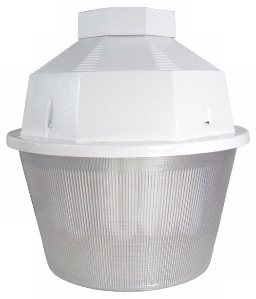 White Dusk to Dawn 12" High Outdoor Yard Light