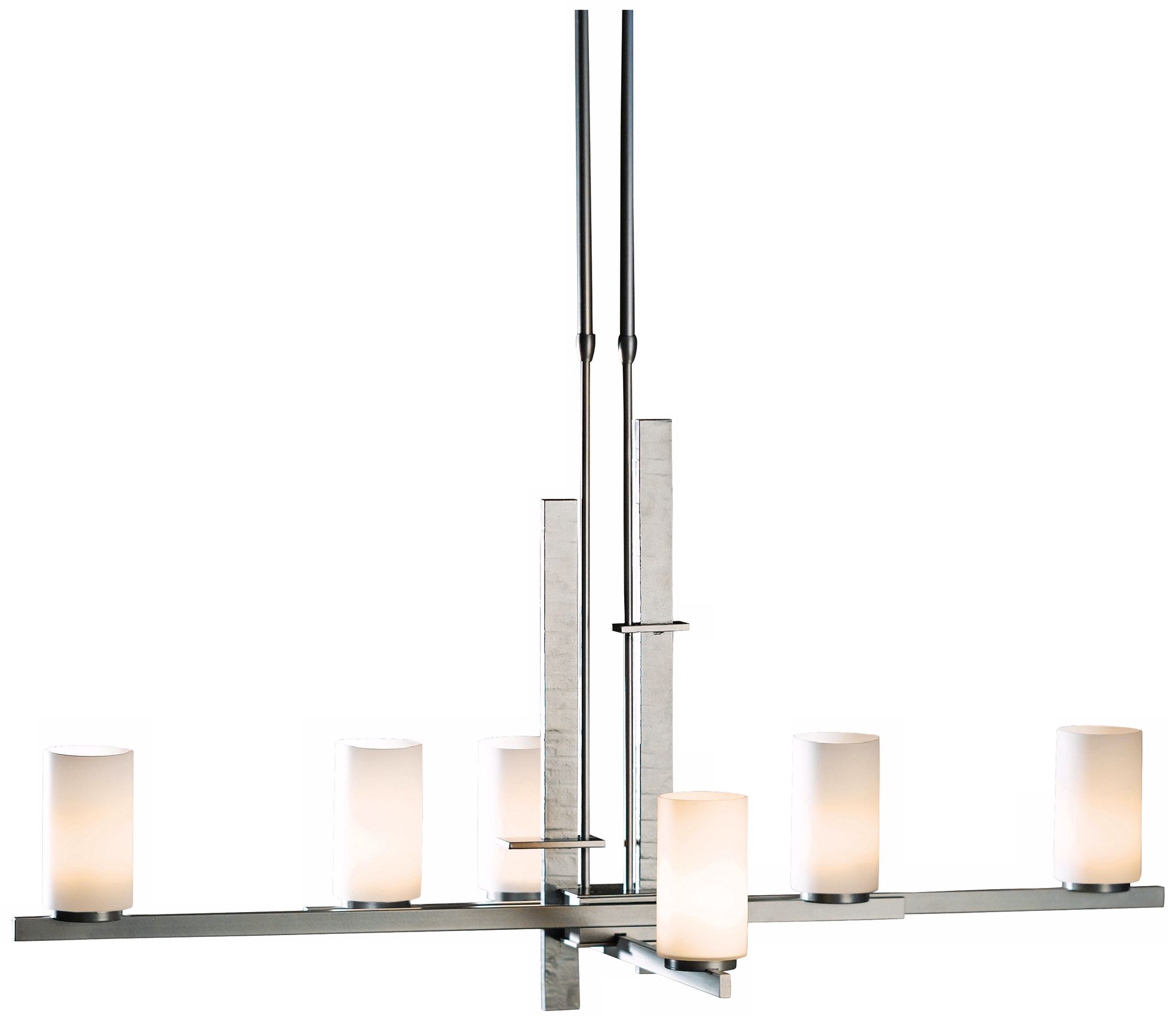 Hubbardton Forge Ondrian Burnished Steel 6-Light Chandelier